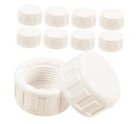 Toyvian 20pièces Embout De Tuyau PVC Bouchon De Tuyau Remplaçable Adaptateur Arrosage Bouchon Fileté pour Plomberie
