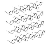 Toyvian 20pièces Lot de Mini Lunettes Poupée Métal sans Accessoires Costume Rond Vintage Décorations Créatives pour DIY Compatible Poupées Modernes Et Classiques