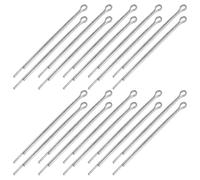 Toyvian 20pièces Lot de Supports de Mèches pour Fabrication de Bougies Outils de Centrage et Fixation Métallique pour Loisirs Créatifs et Événements