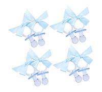 Toyvian 20pièces Lot De Tétines Pour Nœud Pour Révélation Fête Prénatale Cadeaux Décorations Invités