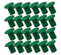 Toyvian 24 Pièces Garden Cane Toppers Protection Caps for Bamboo Fence Poles Ventilated Plastic Safety Covers for Outdoor Gardening and Plant Support