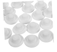 Toyvian 24 Pièces Mini Felt Top Hats Small Craft Doll Caps in Tiny Felt Hats for Wedding Birthday Christmas Party Decorations