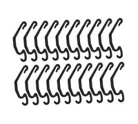 Toyvian 24pièces Boucle de Clôture pour Parc Animaux Accessoires pour Cage à Chien Boucle pour Petite Cage à Animaux Clip de Bord de Clip de Fixation pour Loquet pour Petite à Plastique