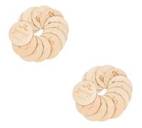 Toyvian 24pièces Cartes Bois De Pour Disques Mensuels Pour Suivre La Croissance Et Capturer Des Moments Mémorables Accessoires Photo Unisexes Né