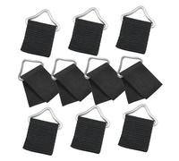 Toyvian 25Ensembles Boucles Triangulaires Remplaçables pour Trampoline de Anneaux avec Accessoires pour Activités Extérieures