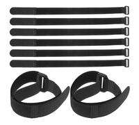 Toyvian 25pièces Sangles Réglables Nylon pour Tapis de Yoga Sangles de Fixation Pratiques et Réutilisables avec Bande Auto-agrippante Arrimage Polyvalentes pour Rangement et Transport