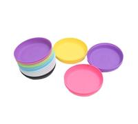 Toyvian 25pièces Soucoupes Rondes Plastique pour Pots De Fleurs Et Bonsaïs Plaque De Base pour Jardinière Assiette pour Pot De Fleurs