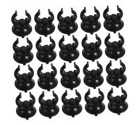 Toyvian 25pièces Ventouses pour Aquarium Pinces de Fixation pour Tuyaux Eau Support Stable pour Chauffage et Lampes Compatible avec Divers Équipements Noir