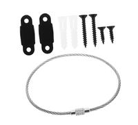 Toyvian 2ensembles Ancrages Muraux Pour Meubles Kit Anti-basculement Avec Vis Et Accessoires Sangles De Sécurité Pour Bibliothèque Et Armoire