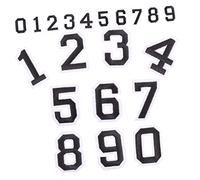 Toyvian 2ensembles Autocollants Numérotés Pour Casques De Football T-shirts Et Décoration Diy Pour Vêtements