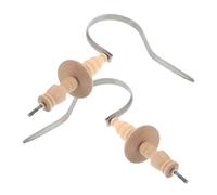 Toyvian 2ensembles Crochets Bois Et Métal pour Cage à Oiseaux pour Perroquets Et Perruches Crochets De Suspension Accessoires pour Cages à Oiseaux