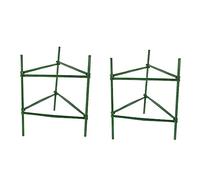 Toyvian 2Ensembles Durable Plant Trellis Support Rack for Climbing Vines and Flower Growth Triangular Design Height