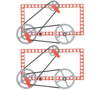 Toyvian 2ensembles Kit DIY Jouet Éducatif pour Garçon Fille De Poulies à Engrenages pour Activités Manuelles Et Science