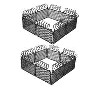 Toyvian 2ensembles Mini Clôture pour Micro-Paysage Lot de Clôtures De Jardin Décoratives Plastique pour Projets De Bricolage Et Décoration De Scène