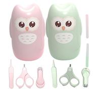 Toyvian 2ensembles Ongle Garçon Fille et Coupe-ongle pour Tout-petit Kit de Manucure avec Étui de Rangement pour Garçon Fille