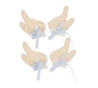 Toyvian 2paires Gants Anti-sucement Pour Garçon Fille De Mitaines Pratiques Avec Garde-doigts Et Sangles Ajustables Pour Empêcher La Succion Du Pouce Morsures De Doigts
