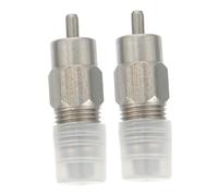 Toyvian 2Pièces Abreuvoir Acier Inoxydable pour Volaille Distributeur Eau Pratique pour Poules Canards à Corrosion Étanche