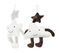 Toyvian 2pièces Accessoire De Lit Décoration Suspendue Avec Réveil Doux Étoile Pour Chambre Et Accessoire De Décor De Berceau