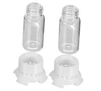 Toyvian 2pièces Accessoires pour Nid De Fourmis Lot de Abreuvoirs Plastique Et Verre Mangeoires à Fourmis Stables Et Faciles à Utiliser Distributeurs pour Hydratation Fourmilière