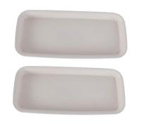 Toyvian 2pièces Bac à Eau pour Pot De Fleurs Plateau De Jardinière Soucoupe Rectangulaire Plastique pour Plante Bac Égouttage pour Pot De Fleurs Soucoupes Rectangulaires Plastique pour