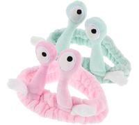 Toyvian 2pièces Bandeau Visage Escargot Élastique Et Réutilisable Pour Maquillage Spa Avec Fonction Antidérapante