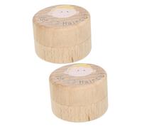 Toyvian 2pièces Boîte Bois Pour Première Coupe De Cheveux Souvenir De Rangement De Cheveux Coffret Mémorable Pour Pour Croissance