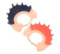 Toyvian 2pièces Bonnet De Bain Pour Garçon Fille Bonnet De Shampoing Pour Garçon Fille Protège-oreilles De Douche Accessoire De Bain Ans