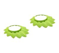 Toyvian 2pièces Bonnet De Bain Réglable Forme Pour Garçon Fille Des Yeux Oreilles Lors Du Bain Vert