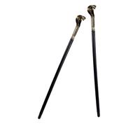 Toyvian 2pièces Canne Halloween Décorative Plastique Sceptre à Tête De Serpent Accessoire De Costume pour Cosplay Et Décoration Halloween