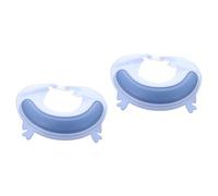 Toyvian 2pièces Chapeau De Bain Étanche Pour Garçon Fille Bonnet De Lavage Ajustable Avec Des Oreilles Accessoire Pratique Et Légèreté Pour Garçon Fille Pour Shampooing Et Coiffure
