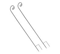 Toyvian 2pièces Crochet De Jardin Fer Antirouille Support De Plantes Et Mangeoires À Oiseaux Crochet Décoratif Détachable pour Pots De Fleurs Lanternes Solaires