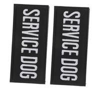 Toyvian 2pièces Harnais Tissu Brodé pour Chien Assistance Confortable Adapté Aux Différentes pour Entraînement Marche