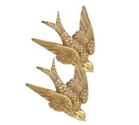 Toyvian 2pièces Hirondelle Murale Oiseau Décoration Intérieur Artisanale Pendentif Décoratif Pour Chambre Et Salon