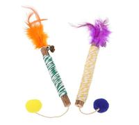 Toyvian 2pièces Jouet à Mâcher pour Chat Lot de Bâtonnets De Dentition Silvervine pour Chat Intérieur Aide à Réduire Comportements Destructeurs Et Problèmes Dentaires