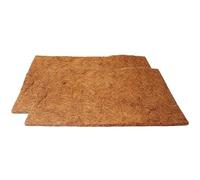 Toyvian 2pièces Litière pour Terrarium Fibre Végétale Naturelle Tapis de Couchage Doux et Respirant pour Reptiles