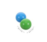 Toyvian 2pièces Lot de Boules De Croquet Bois pour Pelouse Et Jardin Jeux De Plein Air Fêtes Et Pique-niques