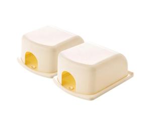 Toyvian 2pièces Lot De Cache-prises De Courant Scellés Pour Protection Des Prises Électriques Domestiques Empêchant Garçon Fille Accéder Aux Zones Dangereuses