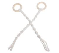 Toyvian 2pièces Lot de Rallonges pour Plantes Suspendues Macramé Corde De Coton pour Pots De Fleurs Intérieurs Et Extérieurs Suspension Tissée Main