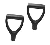 Toyvian 2pièces Manches De Pelle Portables Plastique pour Creuser Et Ratisser avec Poignées De Préhension Et Vis Autotaraudeuses pour Installation Solide