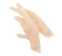 Toyvian 2pièces Pattes de Poulet Factices Lot de Décoration Alimentaire Réaliste Accessoire Culinaire pour Restaurant et Exposition Intérieure Nourriture Artificielle Modèle de Poulet Rôti