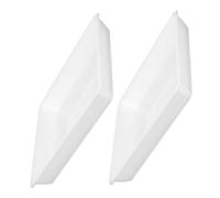 Toyvian 2pièces Plateau pour Plantes Plastique Bacs Égouttement pour Pots De Fleurs Récupérateur Eau pour Jardinière Soucoupe pour Plantes Plastique