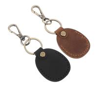 Toyvian 2pièces Pochette PU pour Porte-clés Étui pour Carte Accès Étiquette De Clé Intelligente Rangement pour Cartes Sac Porte-clés pour Usage Communautaire