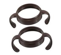 Toyvian 2pièces Poignées De Biberon Large Nez Plastique Poignées Ergonomiques Pour Biberons Accessoires Compatibles Et Faciles à Nettoyer