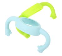Toyvian 2pièces Poignées Silicone Pour Biberons Supports Ergonomiques Pour Biberons Accessoires Pour Apprentissage Boisson Vert Et Bleu Pour Bébés