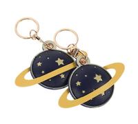 Toyvian 2pièces Porte-clés Planètes Lot De Breloques Système Solaire Pour Clés De Voiture Sacs à Main De Fête Thème De Espace