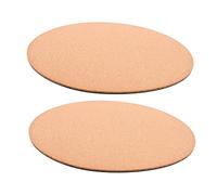 Toyvian 2pièces Tapis De Plante Liège Coussin pour Assiette De Pot De Fleurs Lot de Dessous De Liège pour Plantes
