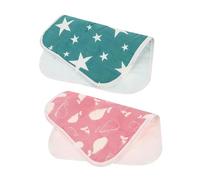 Toyvian 2pièces Tapis Entraînement pour Hamster Et Cobaye Matelas Lavable pour Animaux De Compagnie Coussin De Cage Confortable Étoiles Animaux Marins