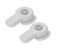 Toyvian 2pièces Verrou De Sécurité Pour Four Loquet Épais Pour Facile à Installer Design Auto-adhésif