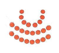 Toyvian 3 Cordes Décorations Basket Ball Chaînes Cartonné Solide pour Fête Anniversaire Bannière Thème Sportif à Suspendre pour Événements et