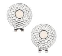 Toyvian 3 Ensembles Clips De Chapeau pour Golfs Alliage De Zinc Marqueurs De Accessoires Indispensables pour Golfeurs 2 Pièces * 3